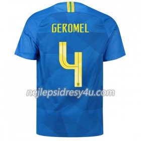 Fotbalový Dres Brazílie Geromel 4 Venkovní MS 2018